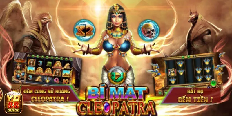 Đồ họa rực rỡ của slot Bí Mật Cleopatra tại Yo 88 