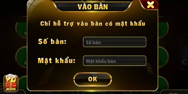 Vào bàn tham gia với bạn bè tại Catte Yo 88 